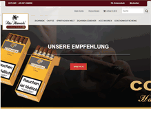 Tablet Screenshot of la-casa-del-habano.com